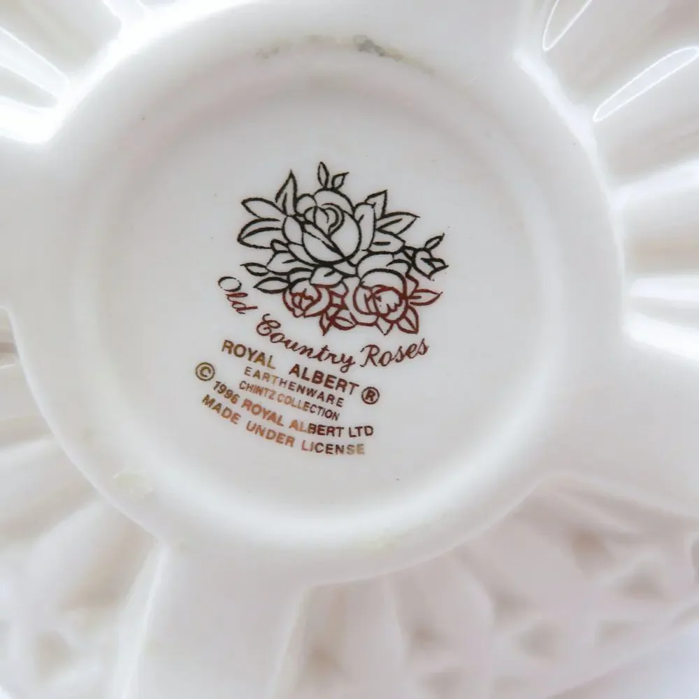 Royal Albert Old Country Roses Chintz Collection Mini Tea Table Teapot 1996